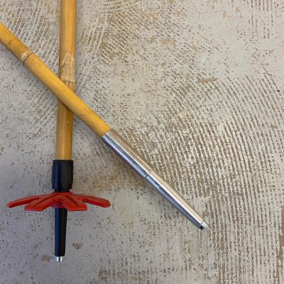 Duurzame bamboe skistokken voor skiën, uniek en lichtgewicht